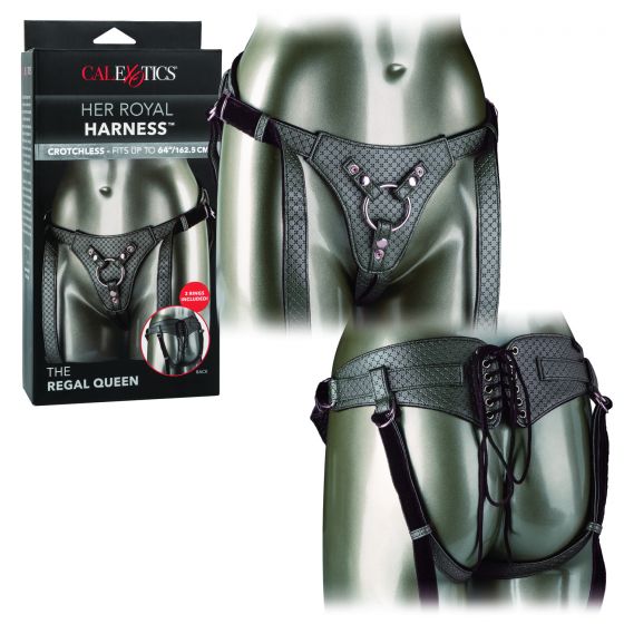 Her Royal Harness The Regal Queen – Pewter