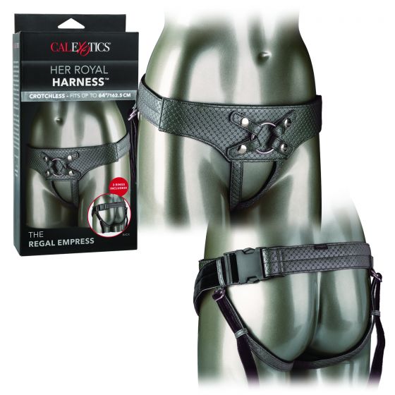 Her Royal Harness The Regal Empress – Pewter