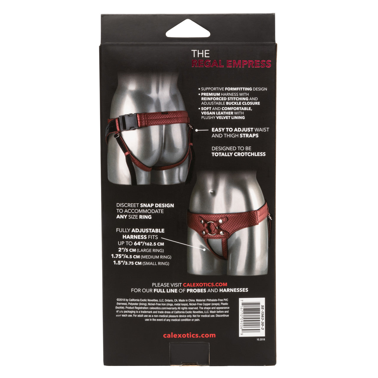 Her Royal Harness The Regal Empress – Red