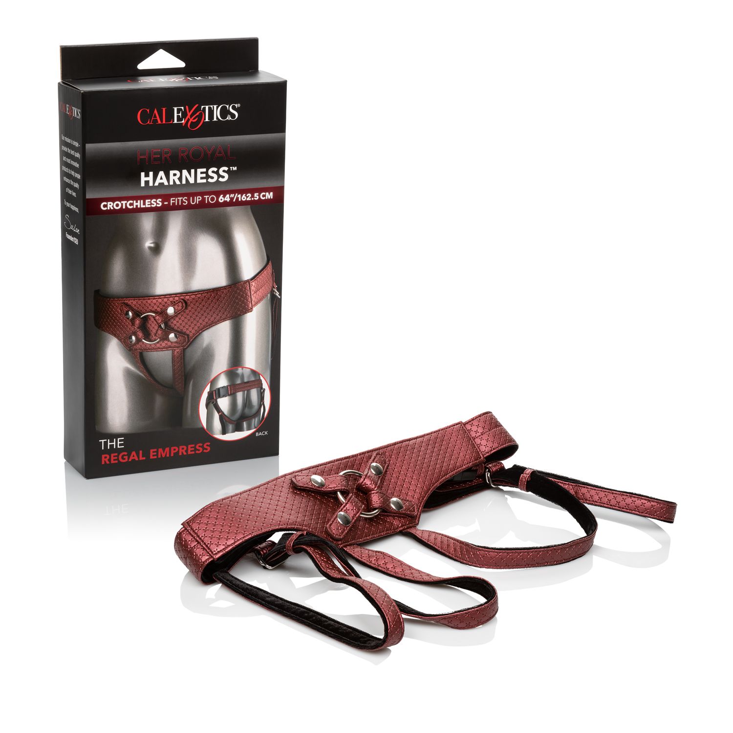 Her Royal Harness The Regal Empress – Red