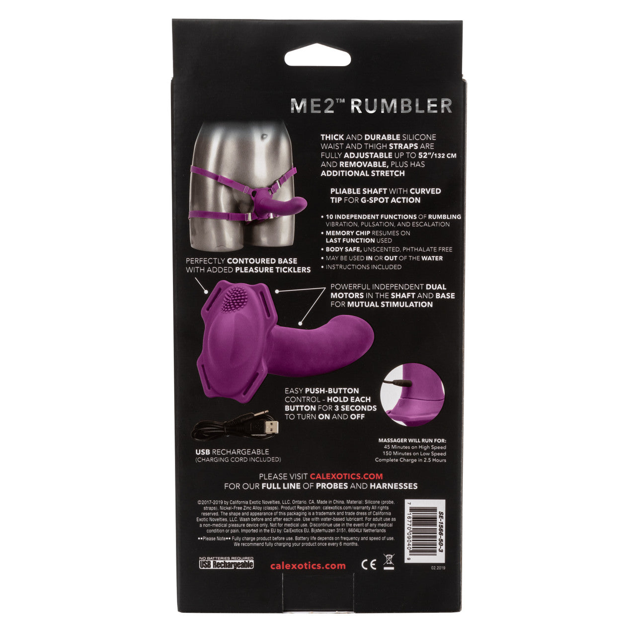Me2 Rumbler Strap-On Harness