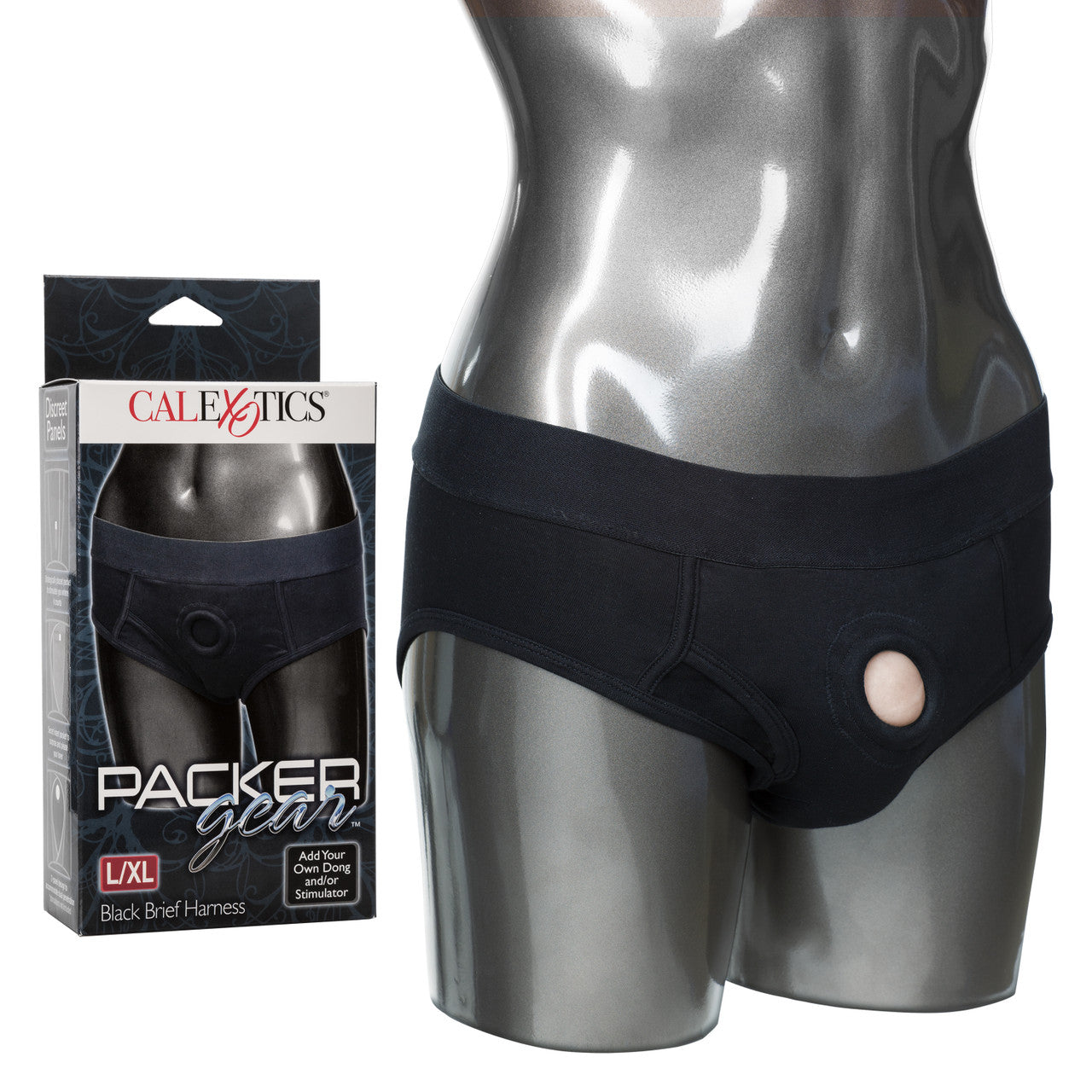 Packer Gear Black Brief Harness – L/XL