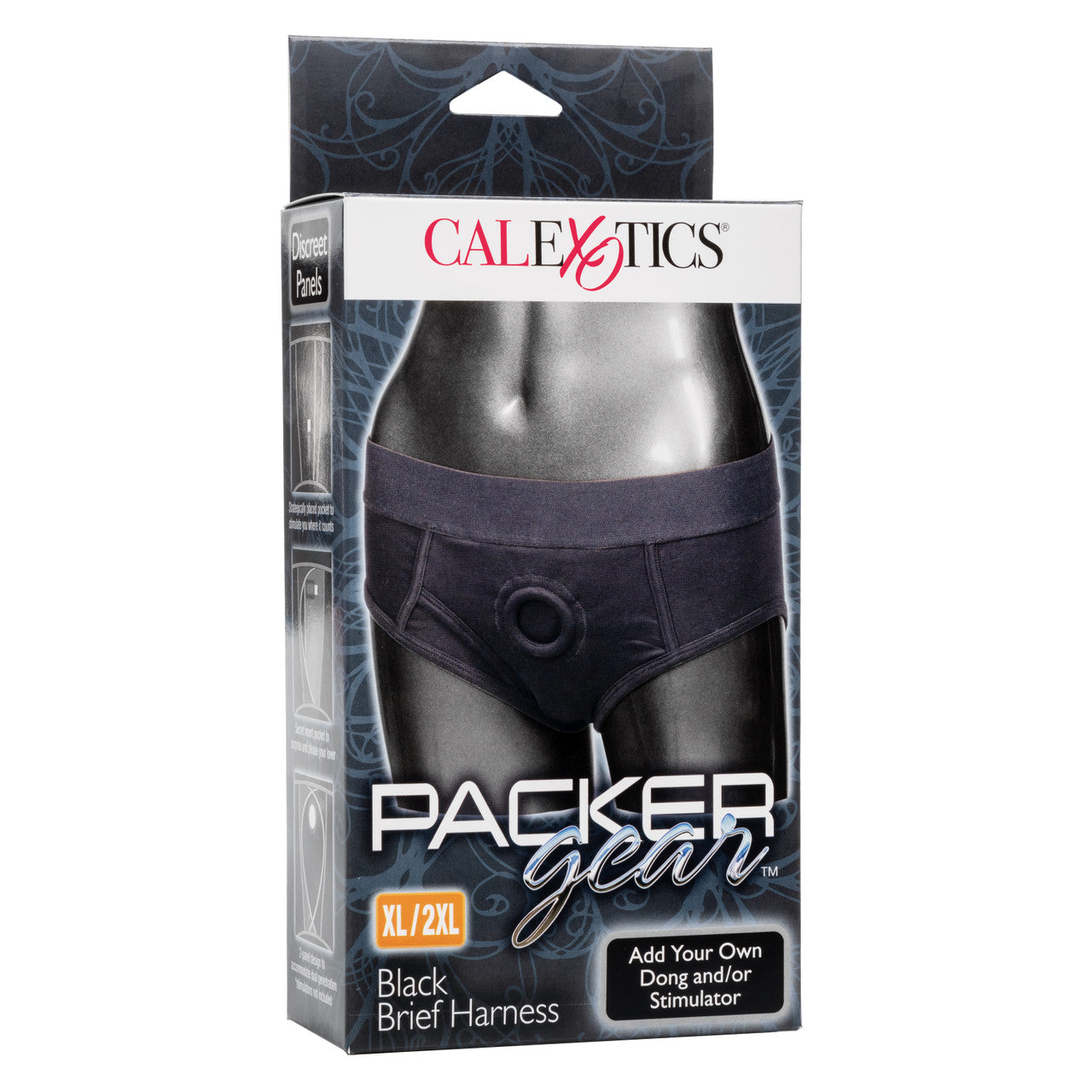 PACKER GEAR BLACK BRIEF HARNESS XL/2XL