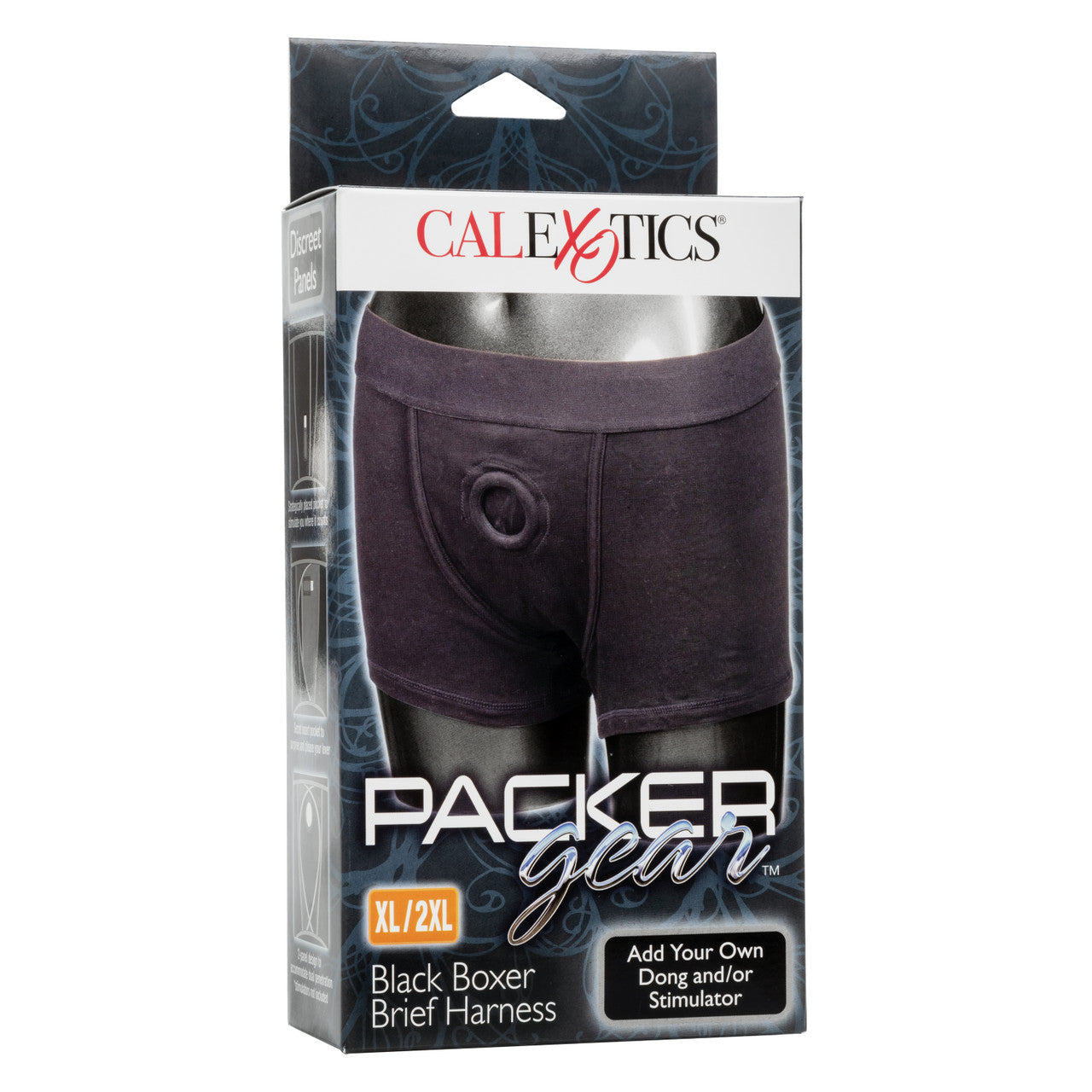 Packer Gear Black Boxer Brief Harness – XL/2XL