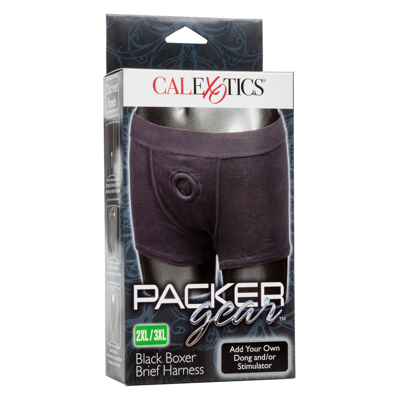 Packer Gear Black Boxer Brief Harness – 2XL/3XL
