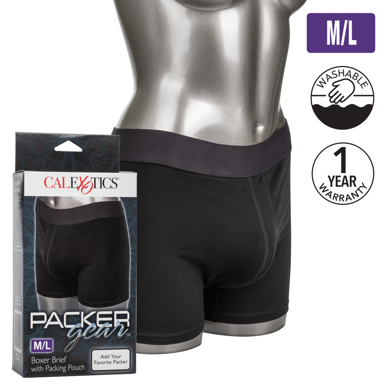 Packer Gear Boxer Brief With Packing Pouch – M/L