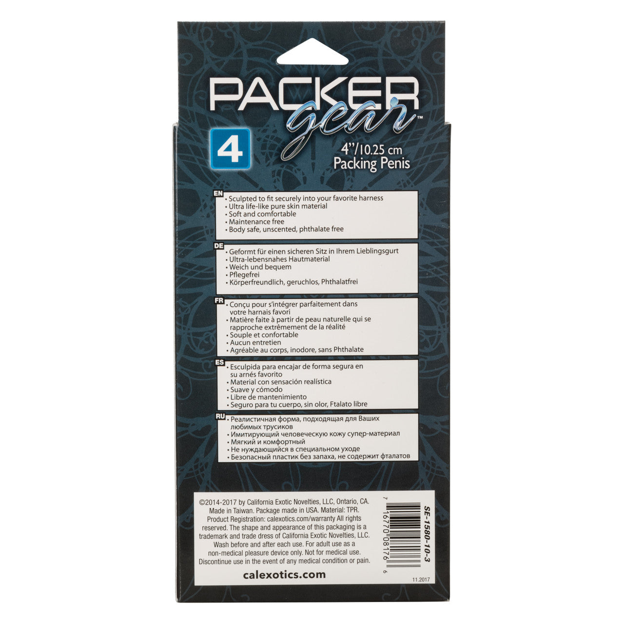 Packer Gear Brown Packing Penis 4"