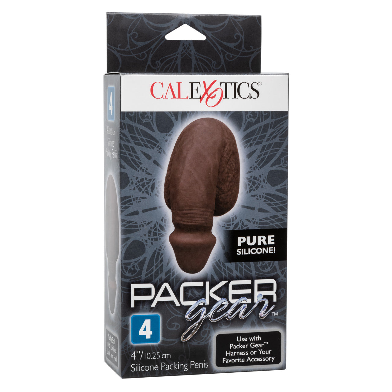 PACKER GEAR BLACK PACKING PENIS 4IN SILICONE