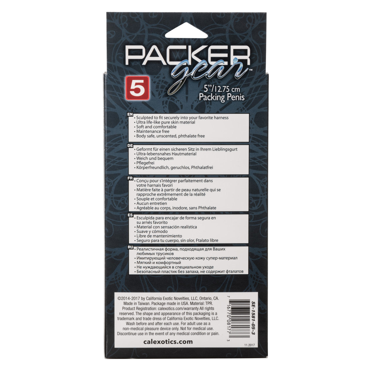 Packer Gear Ivory Packing Penis 5"