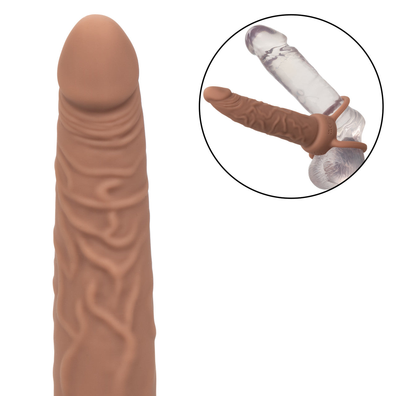 PERFORMANCE MAXX RECHARGEABLE DUAL PENETRATOR BROWN