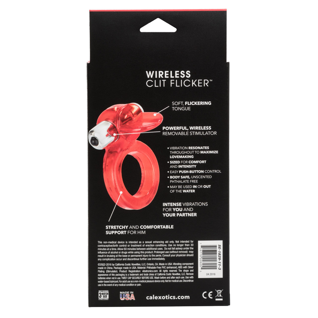 CLIT FLICKER W/WIRELESS STM