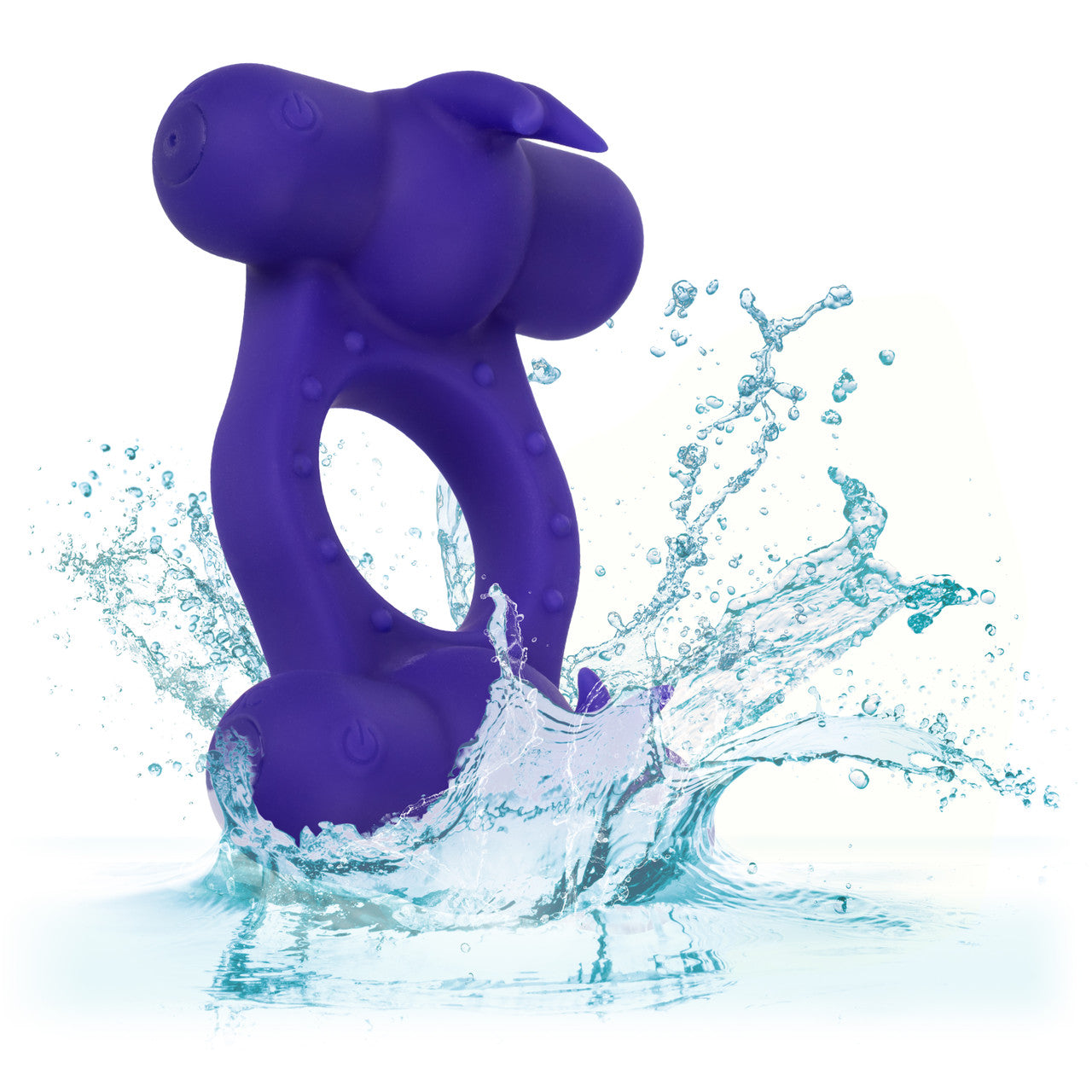 SILICONE RECHARGEABLE TRIPLE ORGASM ENHANCER