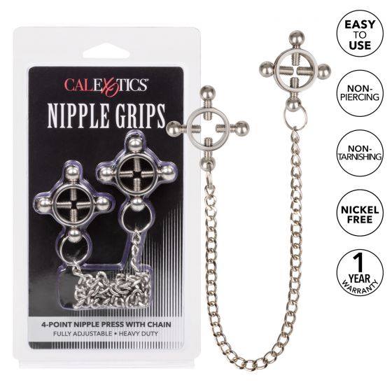 NIPPLE GRIPS 4-POINT NIPPLE PRESS W/ CHAIN