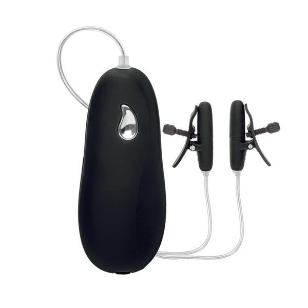 Nipple Play Nipple Teasers Vibrating & Heated – Black