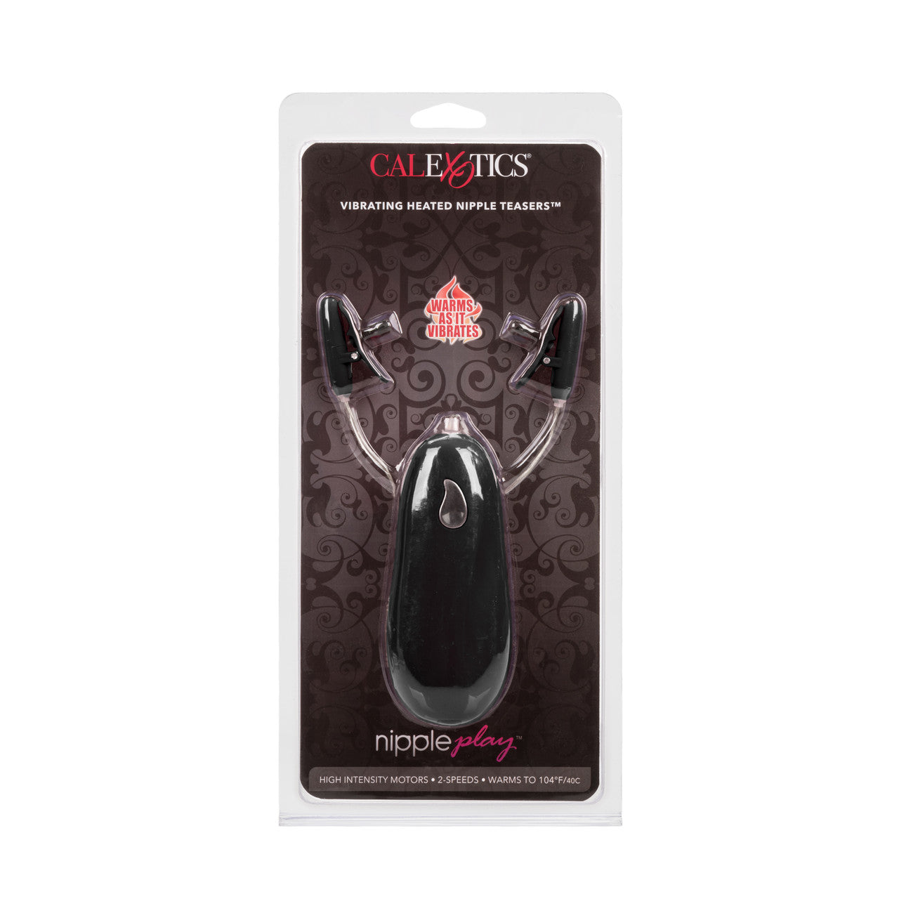 Nipple Play Nipple Teasers Vibrating & Heated – Black