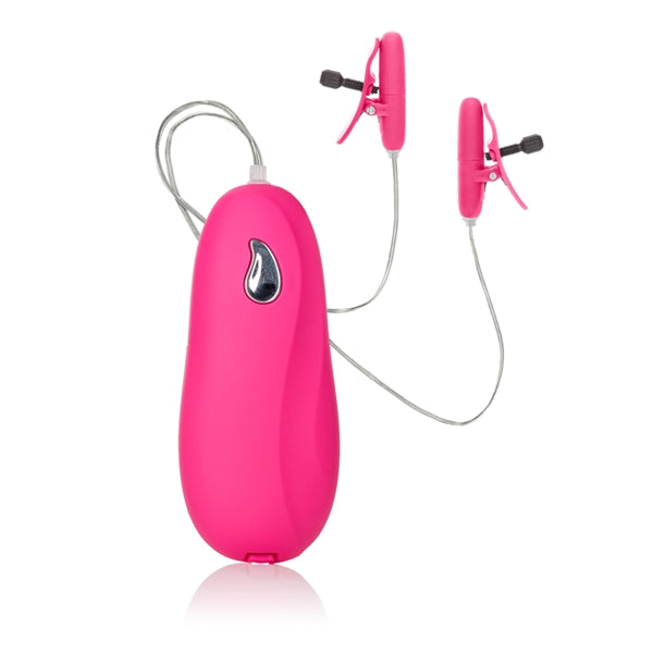 Nipple Play Nipple Teasers Vibrating & Heated – Pink