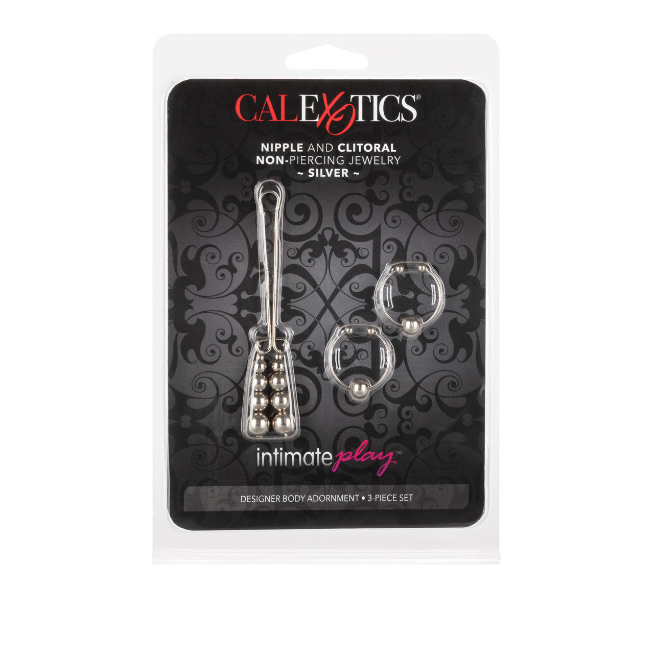 INTIMATE PLAY NIPPLE/CLIT NON- PIERCING SILVER