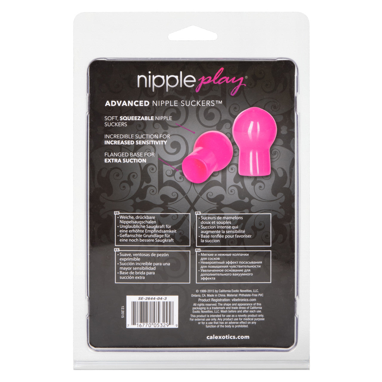 Nipple Play Advanced Nipple Suckers – Pink