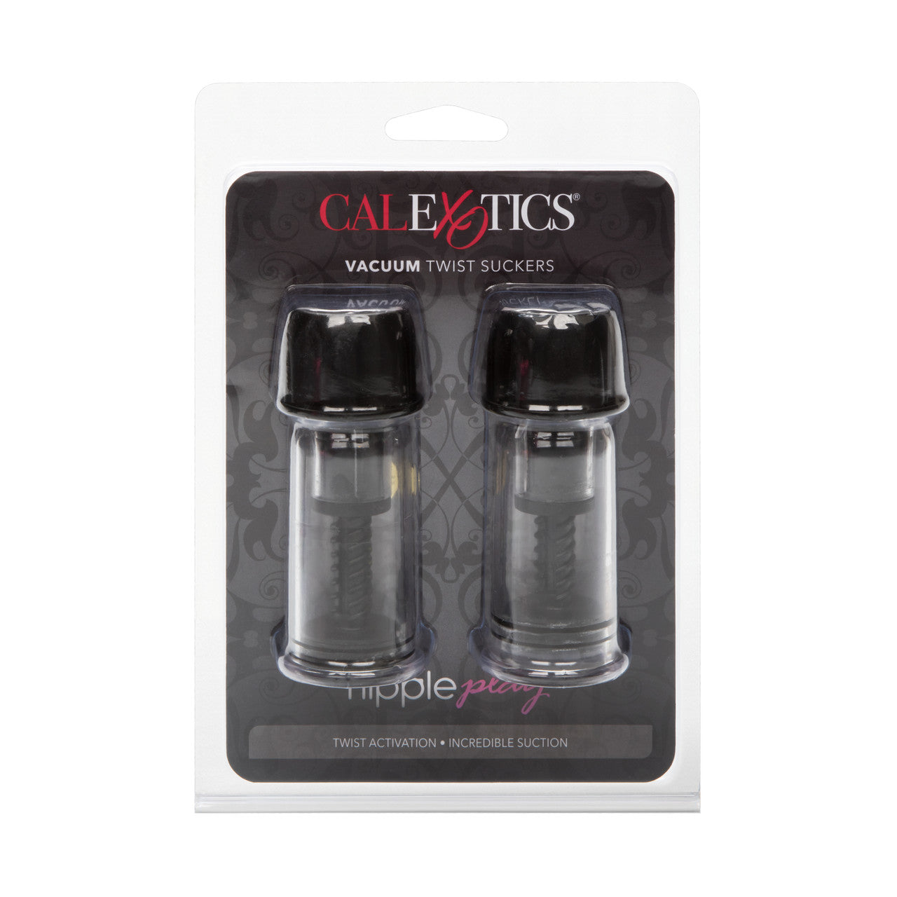 NIPPLE PLAY VACUUM TWIST SUCKERS BLACK
