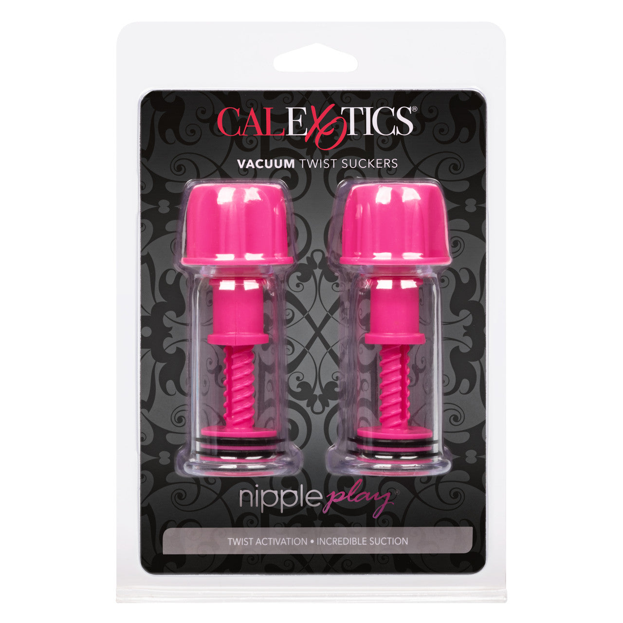 NIPPLE PLAY VACUUM TWIST SUCKERS PINK