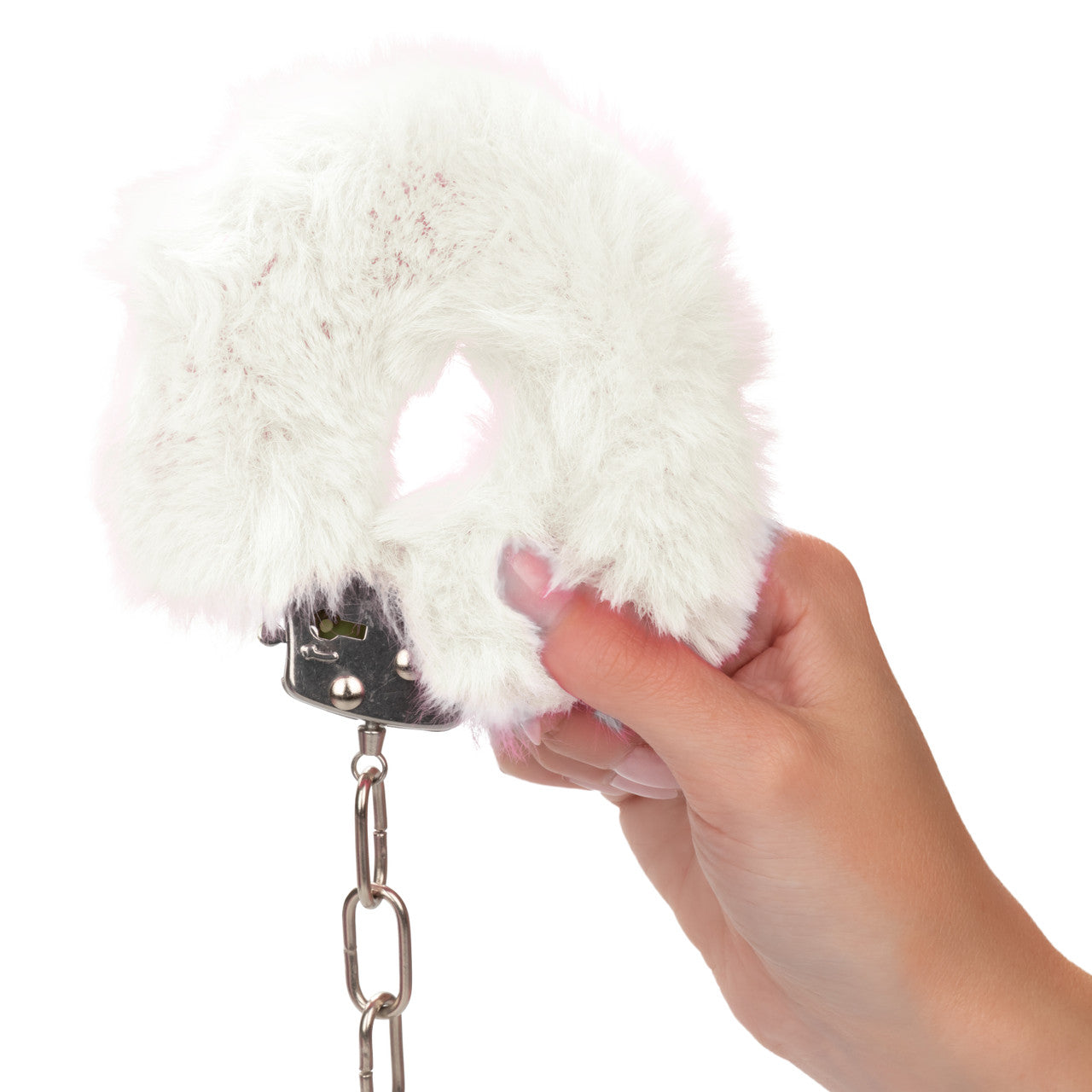 ULTRA FLUFFY FURRY CUFFS WHITE