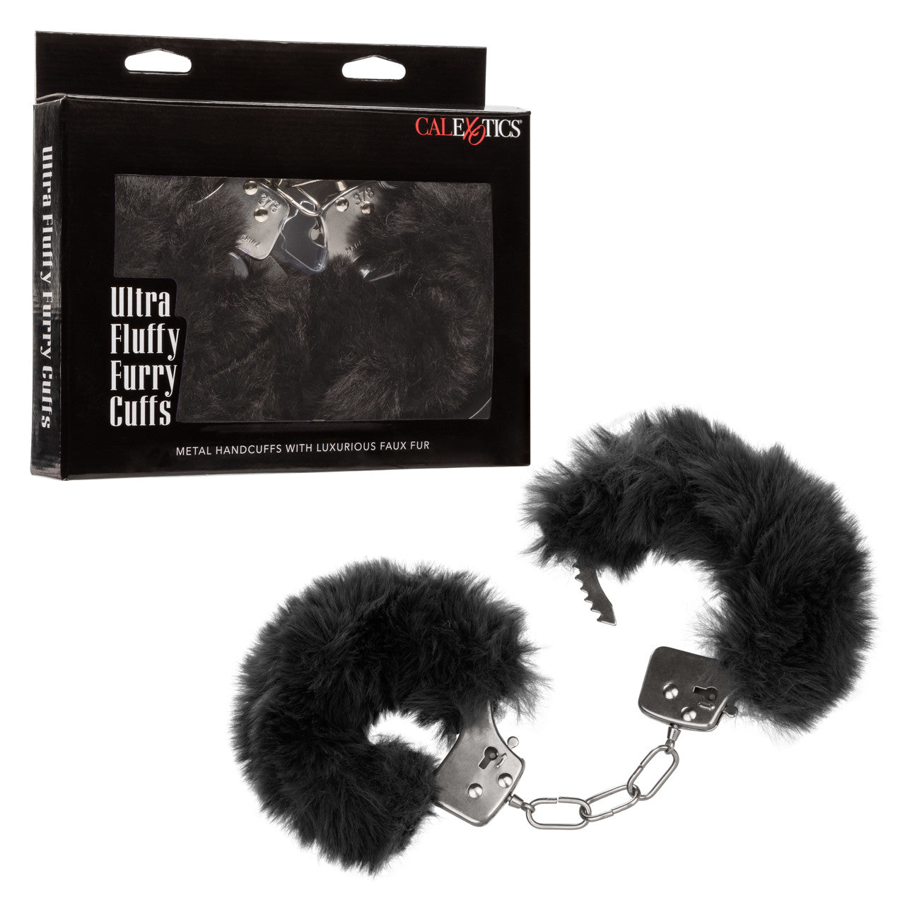 Ultra Fluffy Furry Cuffs – Black
