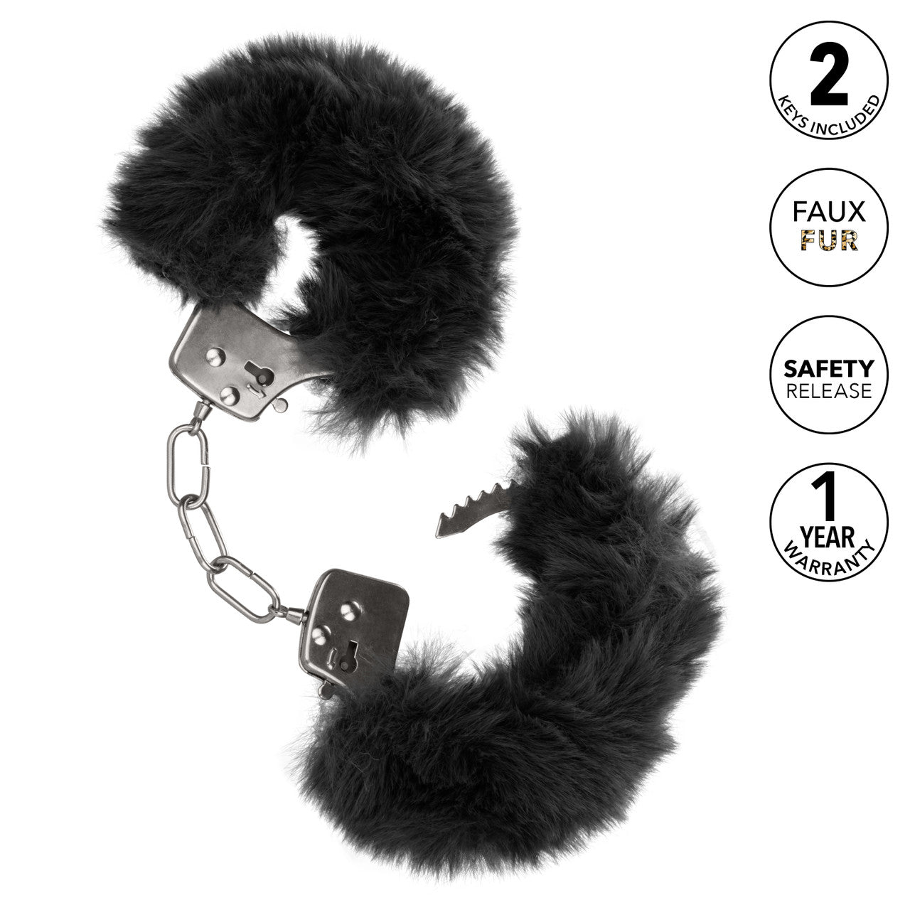 Ultra Fluffy Furry Cuffs – Black