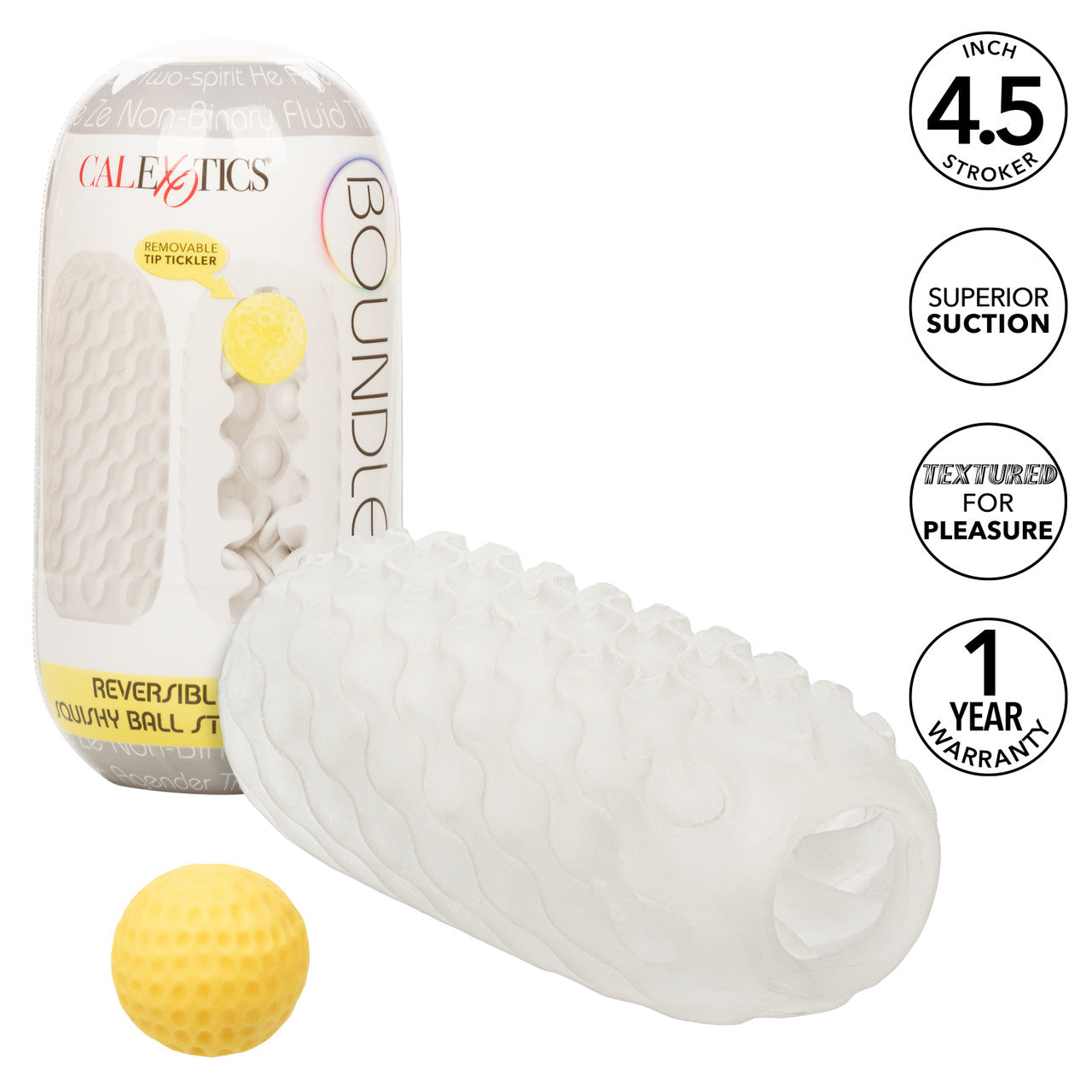 BOUNDLESS SQUISHY BALL STROKER