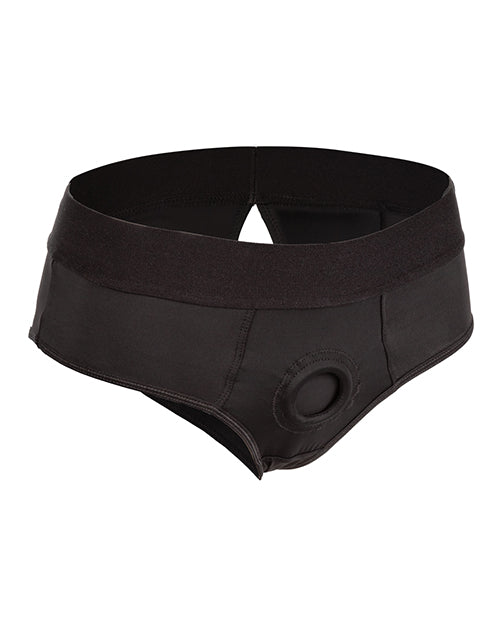 BOUNDLESS BACKLESS BRIEF S/M HARNESS BLACK