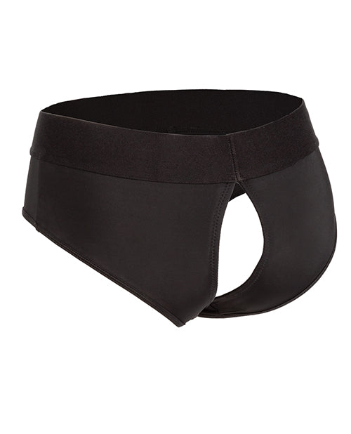 BOUNDLESS BACKLESS BRIEF S/M HARNESS BLACK