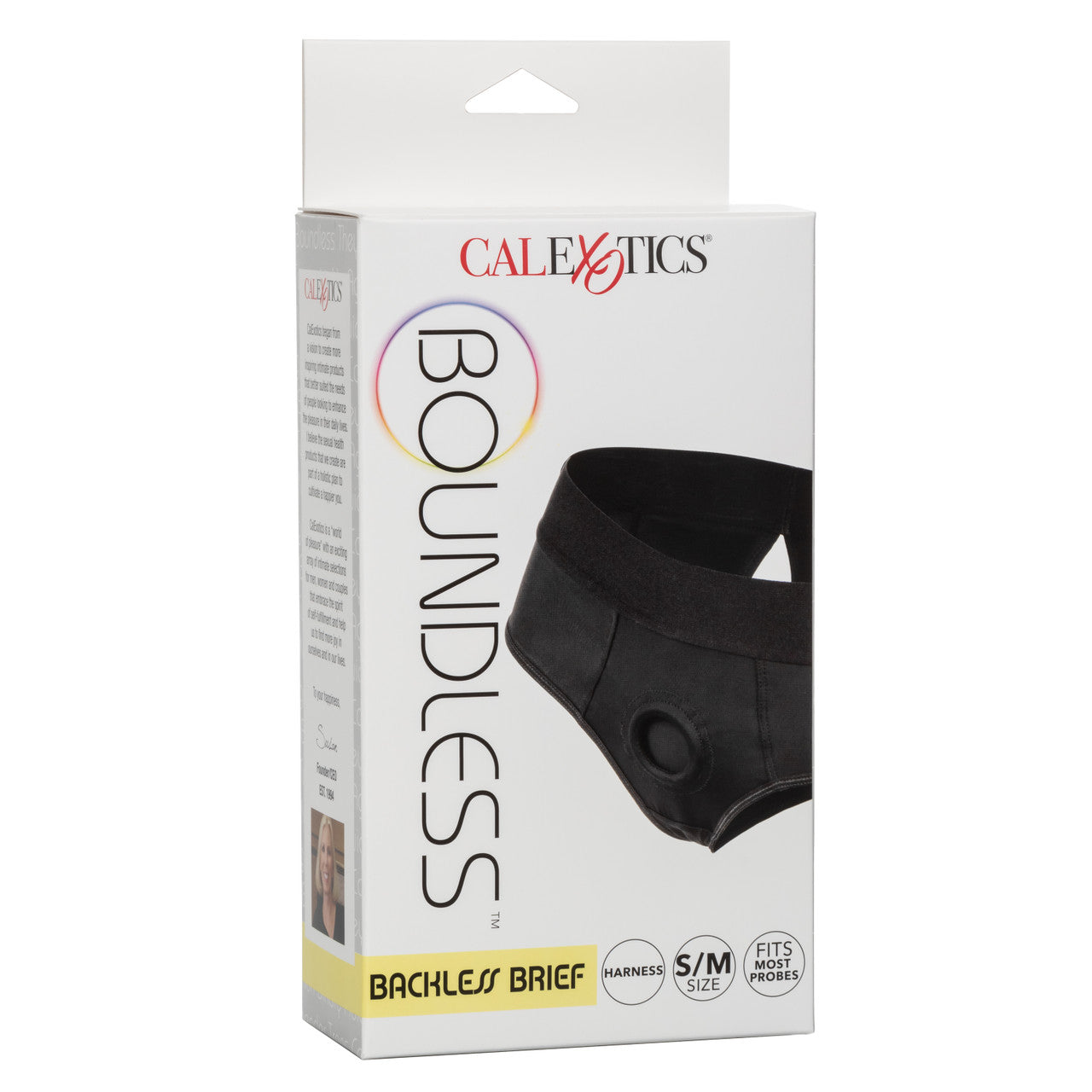 BOUNDLESS BACKLESS BRIEF S/M HARNESS BLACK