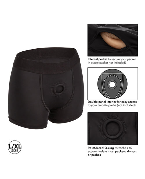 BOUNDLESS BOXER BRIEF L/XL HARNESS BLACK
