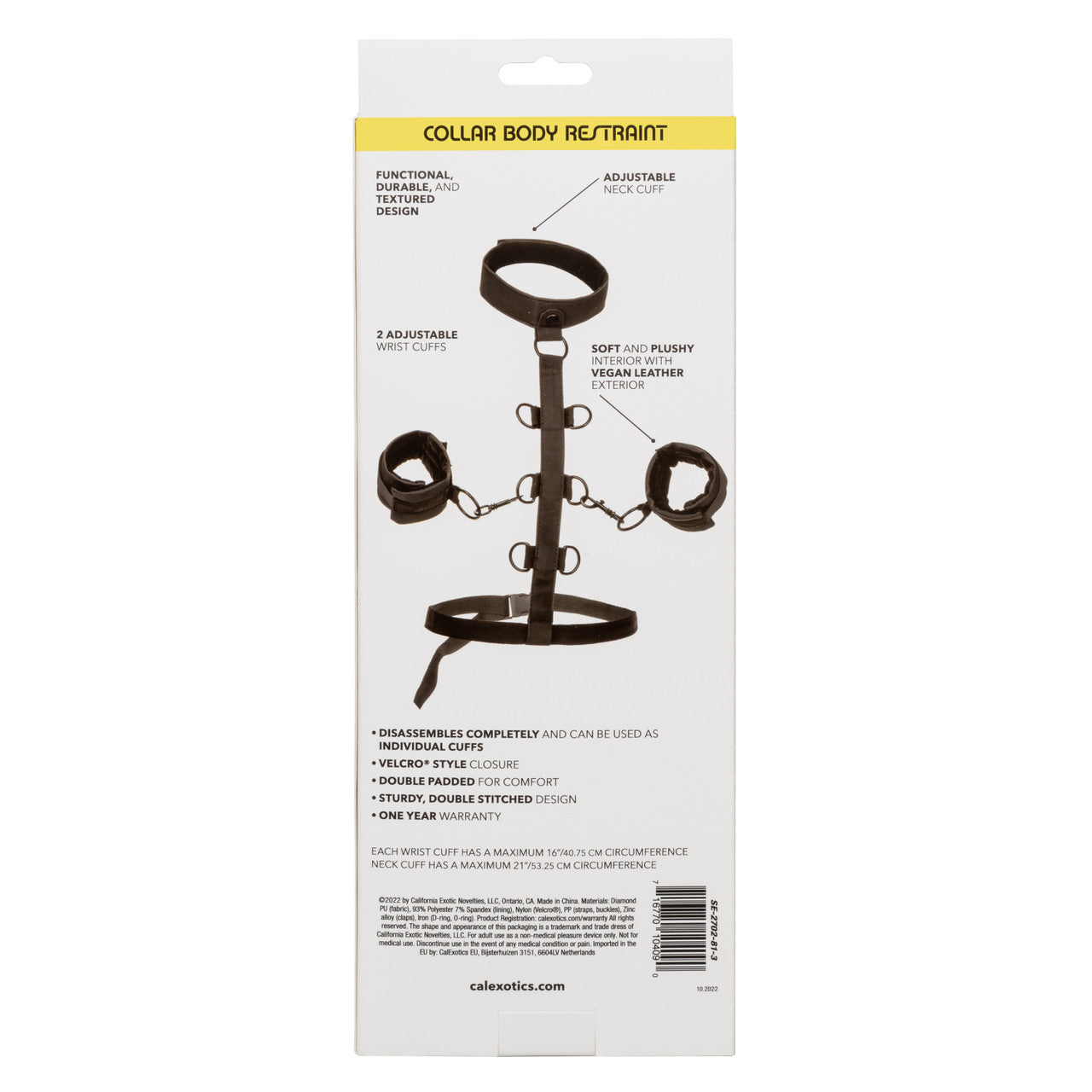 BOUNDLESS COLLAR RESTRAINT