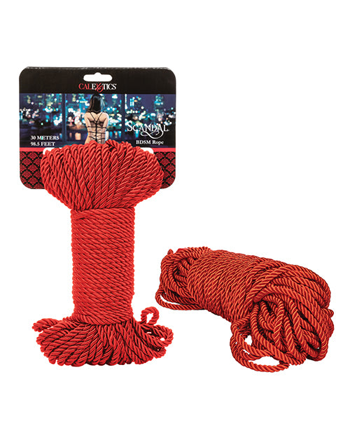 Scandal BDSM Rope 30 m – Red