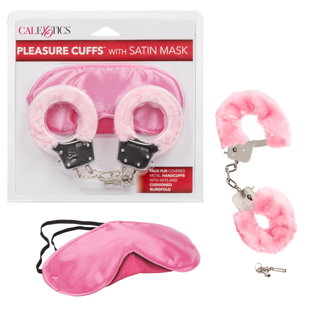 Pleasure Cuffs with Satin Mask