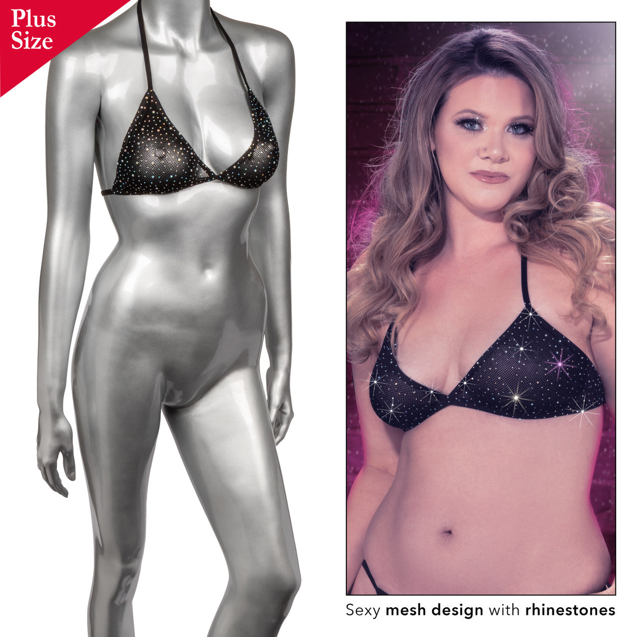 RADIANCE PLUS SIZE TRIANGLE BIKINI TOP