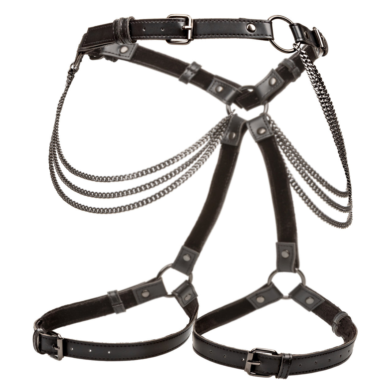 EUPHORIA PLUS SIZE MULTI CHAIN THIGH HARNESS