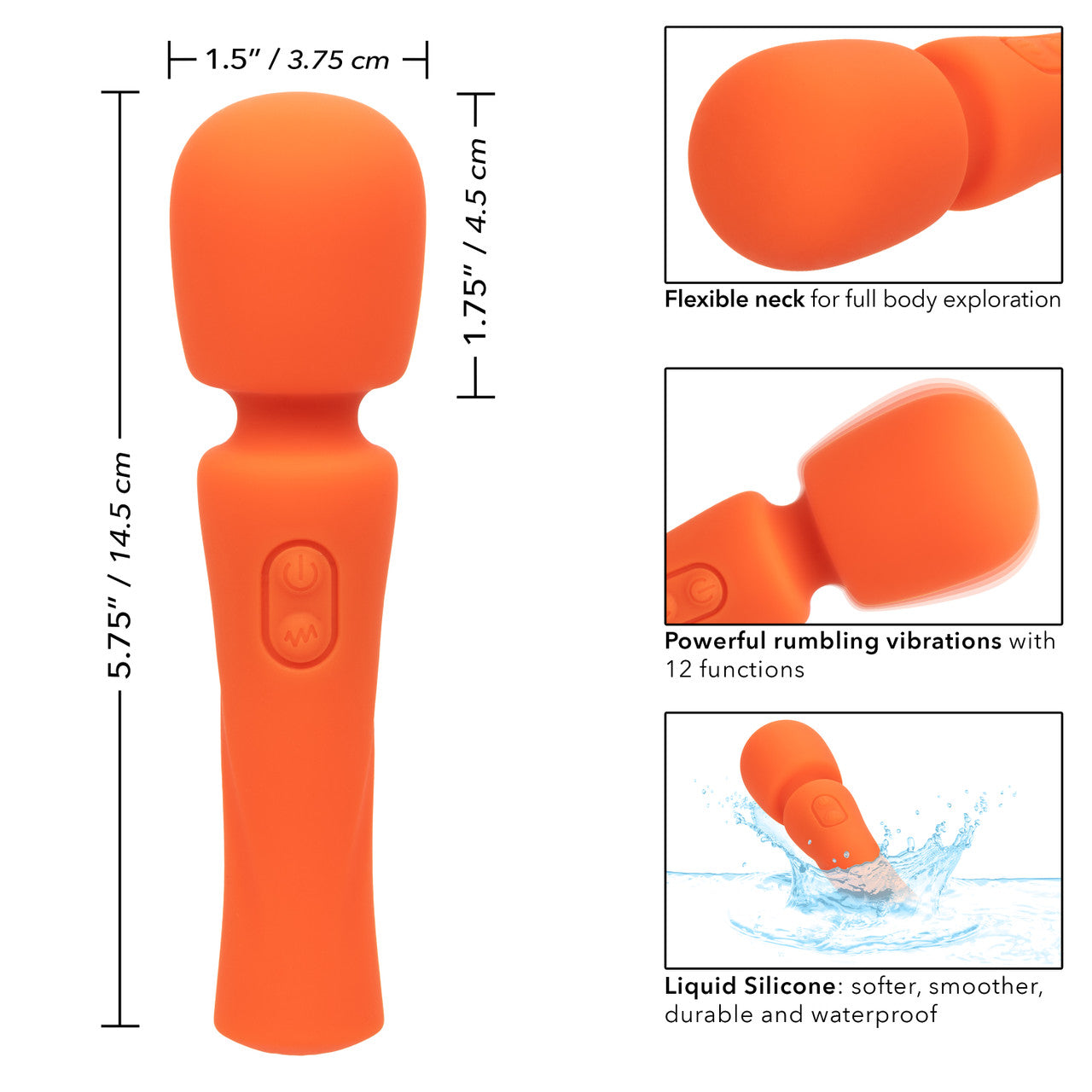 STELLA LIQUID SILICONE MINI MASSAGER