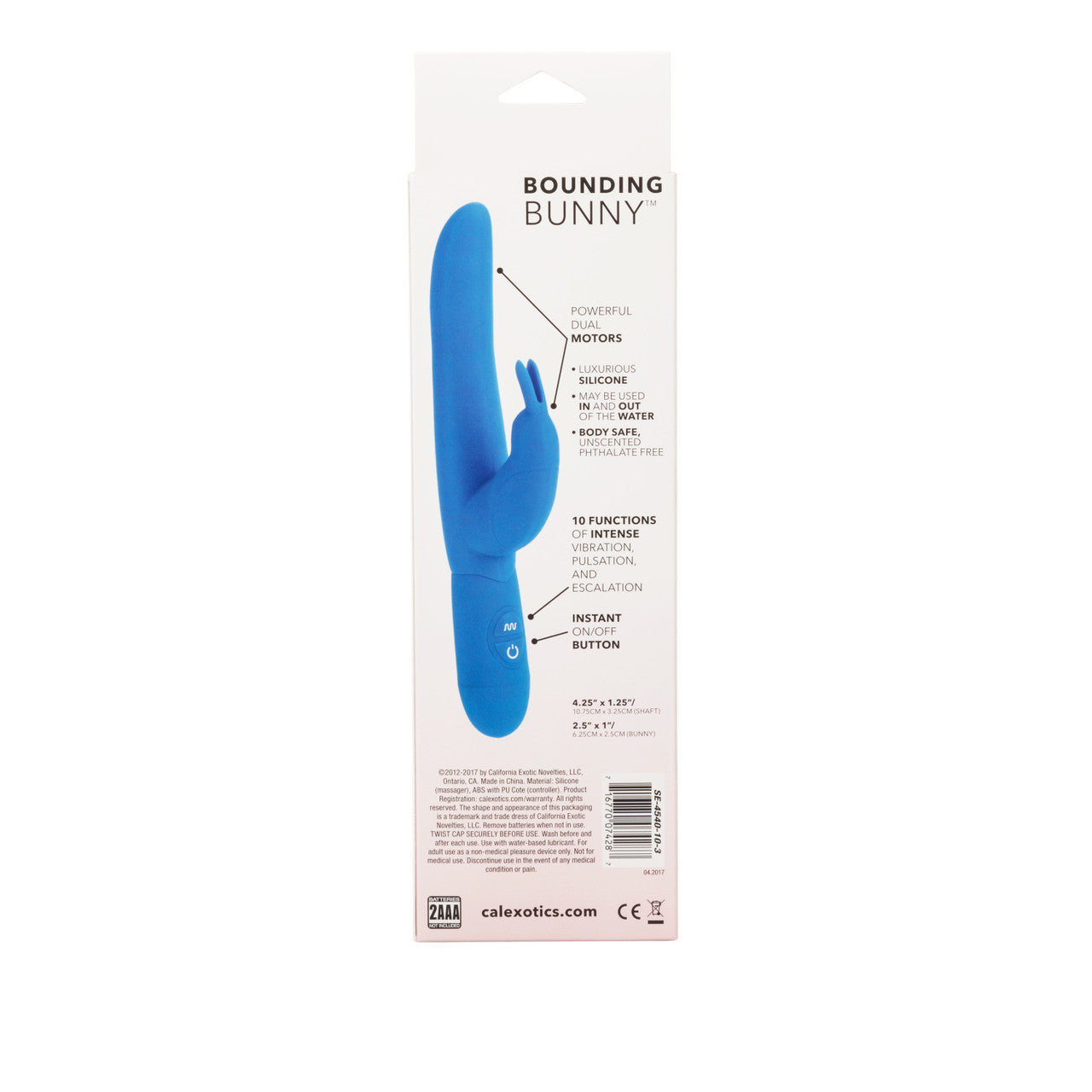 POSH 10 FUNCTION BOUNDING BUNNY BLUE
