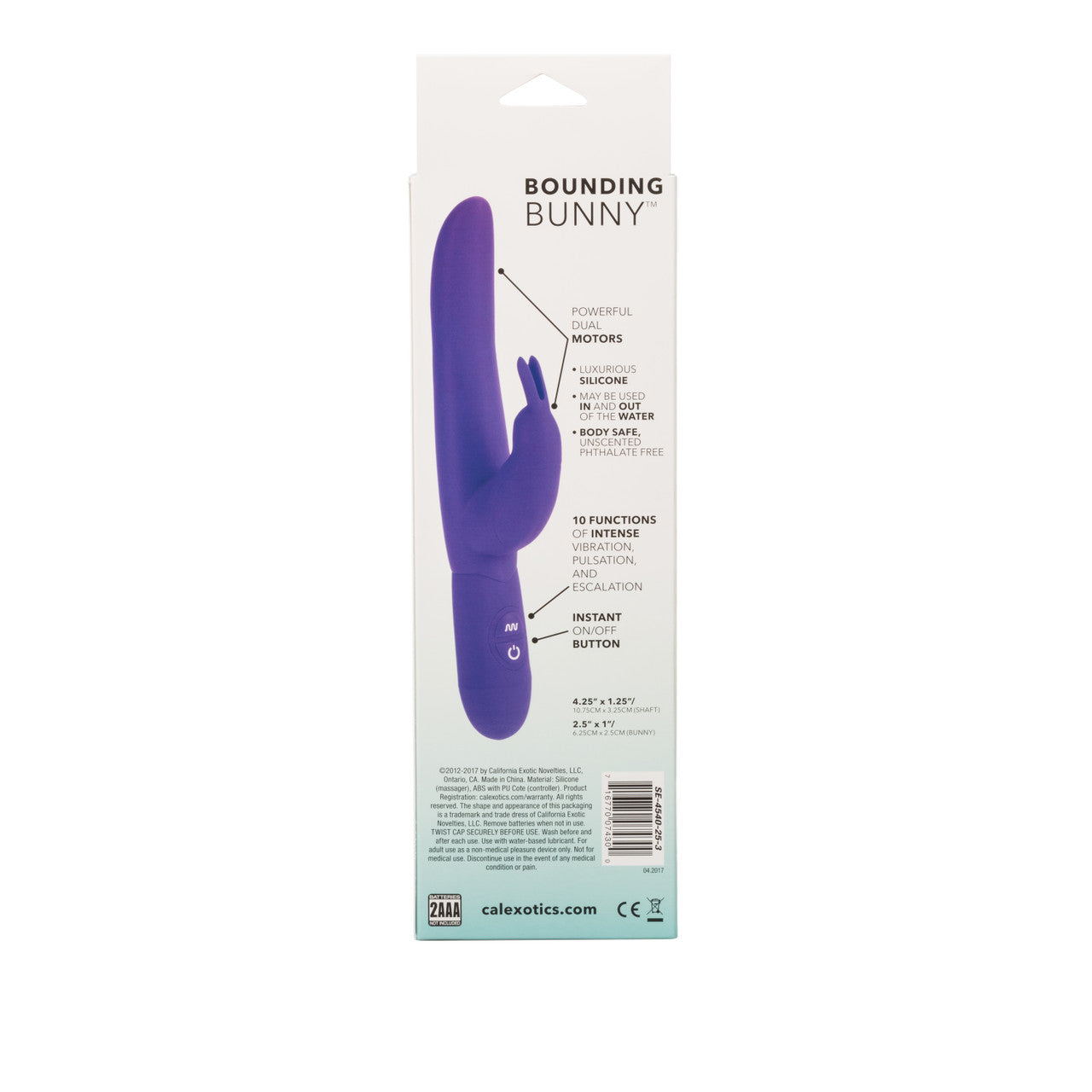 Posh 10-Function Bounding Bunny – Purple