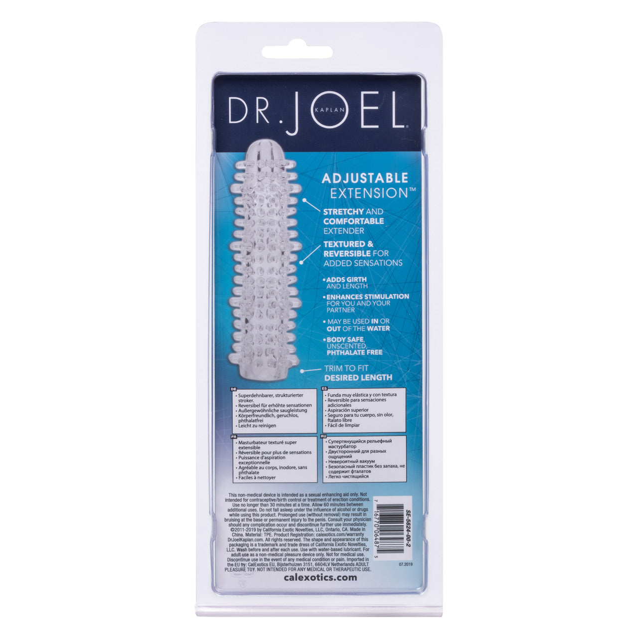 Dr. Joel Adjustable Extension – Clear