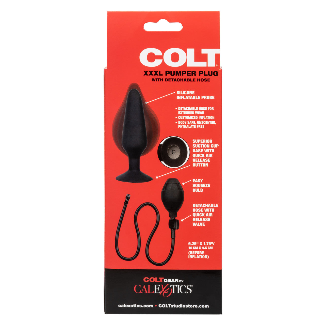 Colt XXXL Pumper Plug With Detachable Hose
