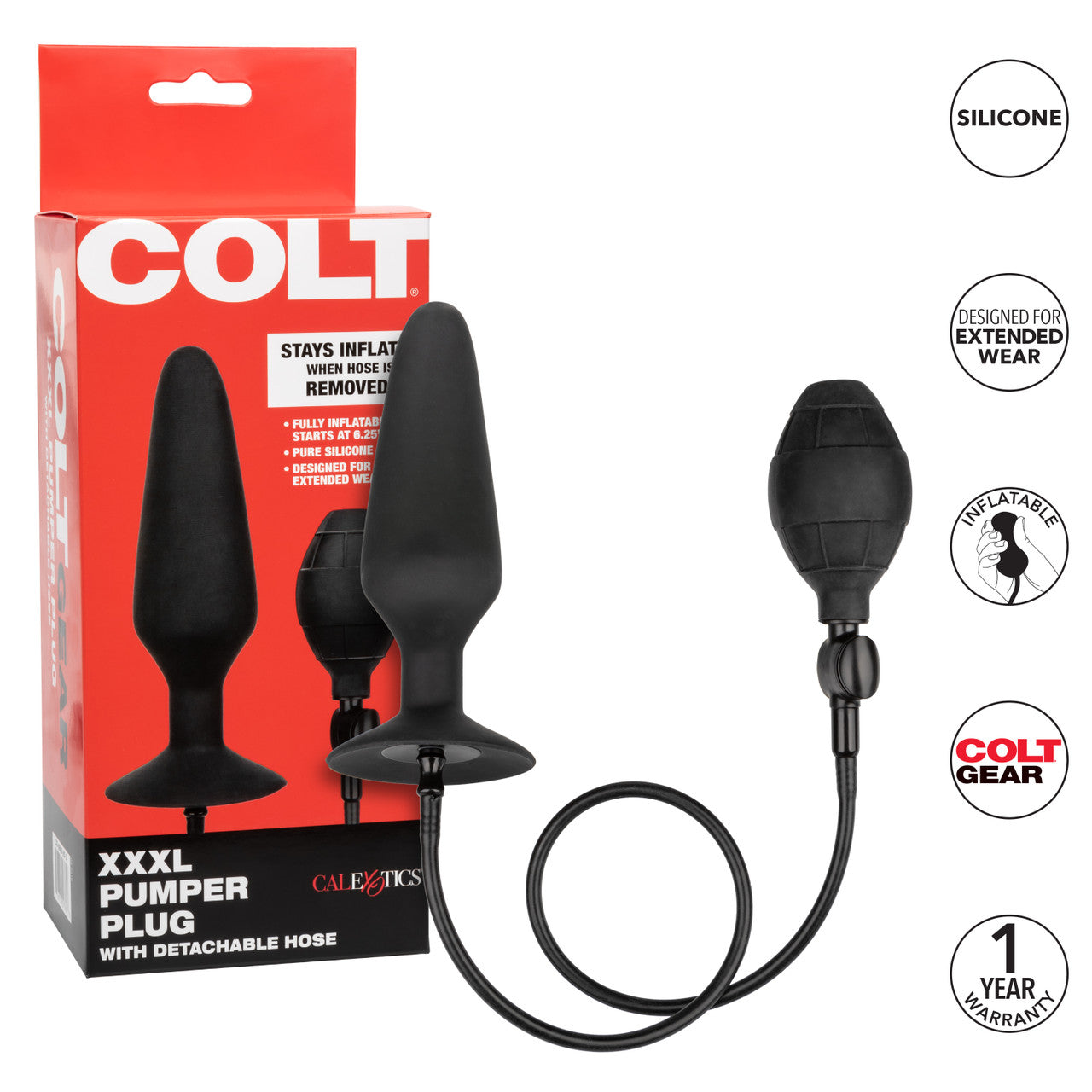 Colt XXXL Pumper Plug With Detachable Hose