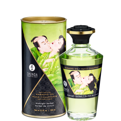 WARMING MASSAGE OIL MIDNIGHT SORBET 3.5 OZ