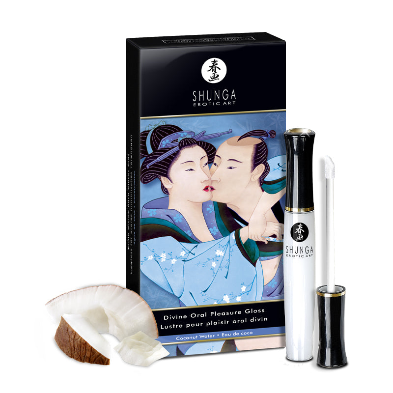 DIVINE ORAL PLEASURE LIPGLOSS COCONUT WATER 1 OZ