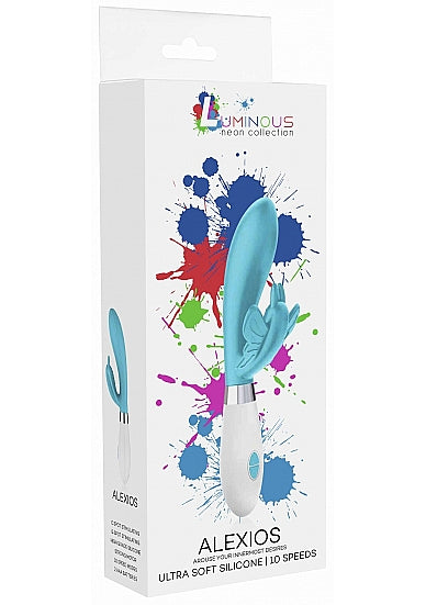 (D)ALEXIOS BUTTERFLY & G-SPOT VIBRATOR TURQUOISE