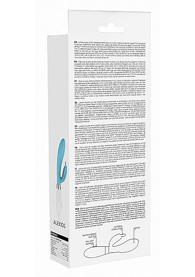 (D)ALEXIOS BUTTERFLY & G-SPOT VIBRATOR TURQUOISE