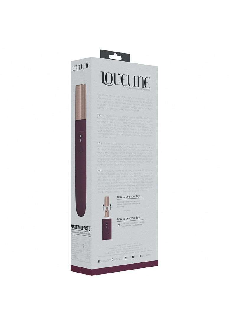 LOVELINE THE TRAVELER TRAVEL VIBE BURGUNDY