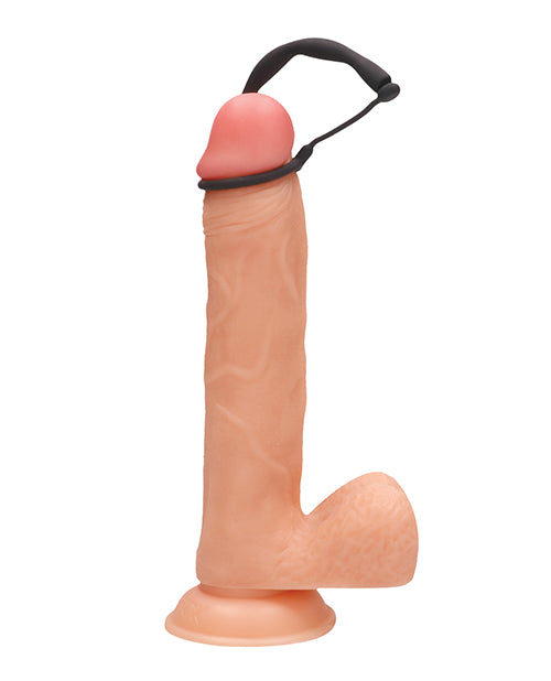 SILICONE PLUG & COCK RING SET URETHRAL SOUNDING BLACK