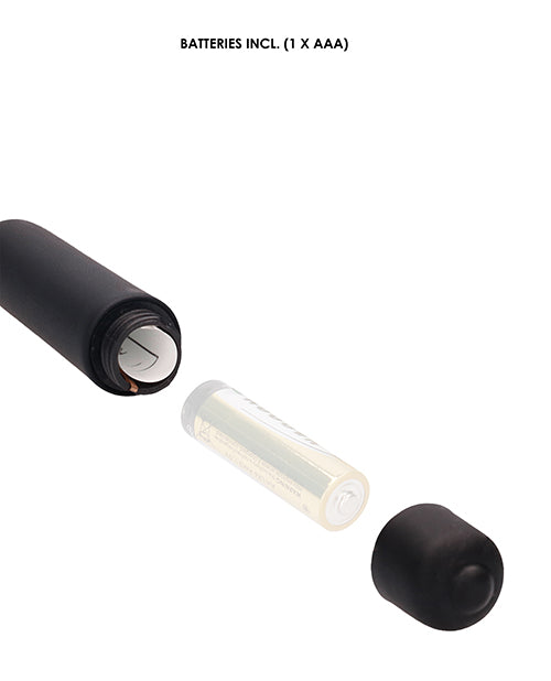 SILICONE VIBRATING BULLET PLUG EXTRA LONG URETHRAL SOUNDING BLACK